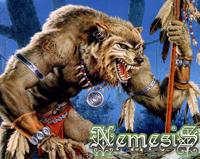 NEMESIS - hunter of shadows Logo